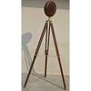 Victorian London Vintage Style Table and Floor Clock with Adjustable Wooden Tripod Stand Home Office Décor 60" x 12"