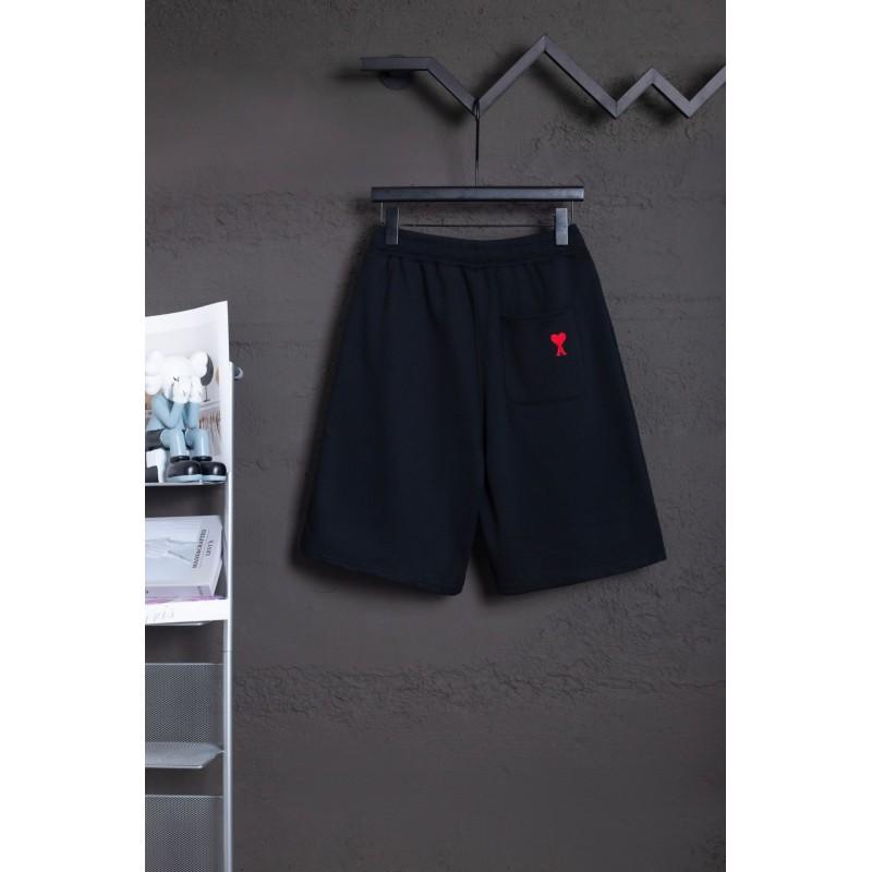 26S AMI Streetwear Loose Fit Shorts Men Women Casual Beach Sports