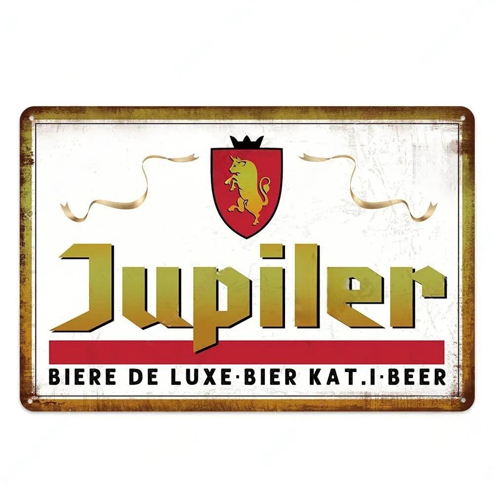 Винтажная вывеска пивного бренда Металлическая жестяная табличка Металлический постер Декоративная табличка Домашний декор Мужская пещера Бар Паб Мастерская Настенное украшение