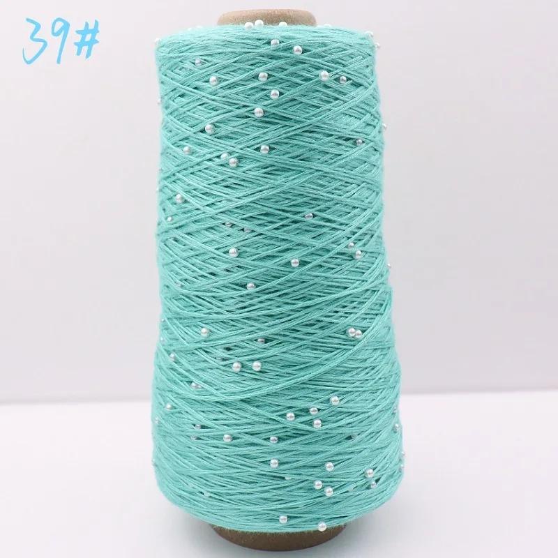6 нитей мерсеризованного хлопка + жемчужная нить ручного плетения из чистого хлопка тонкая шерстяная нить для вязания крючком бисер своими руками ручного плетения