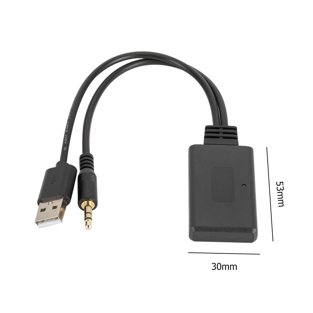 Универсальный Bluetooth-совместимый музыкальный приемник Aux-адаптер Bluetooth-совместимый музыкальный аудиоприемник Адаптер Автомобильные аксессуары