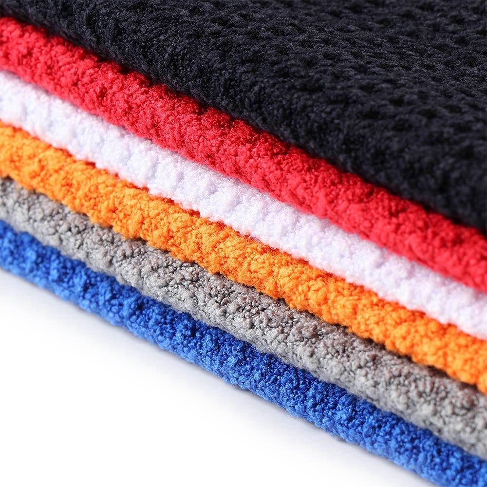 High Water Absorption Microfiber With Carabiner Hook Cleans Clubs Cleaning Towels Golf Towel
