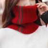 Autumn Winter Knitted Fake High Collar Scarf Women Warm Turtleneck Neck Warmer Detachable Winter Warm Windproof Scarf