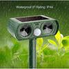 Repellent cat solar ultrasound repellent outdoor cat sensitivity and frequency adjustable ultrasound cat to repel pests garden protector