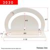 Adjustable Aluminum Angle Plate for 3030/4040 Profiles