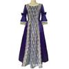 10-Color Vintage European Court Dress Performance Costume Evening Gown Women