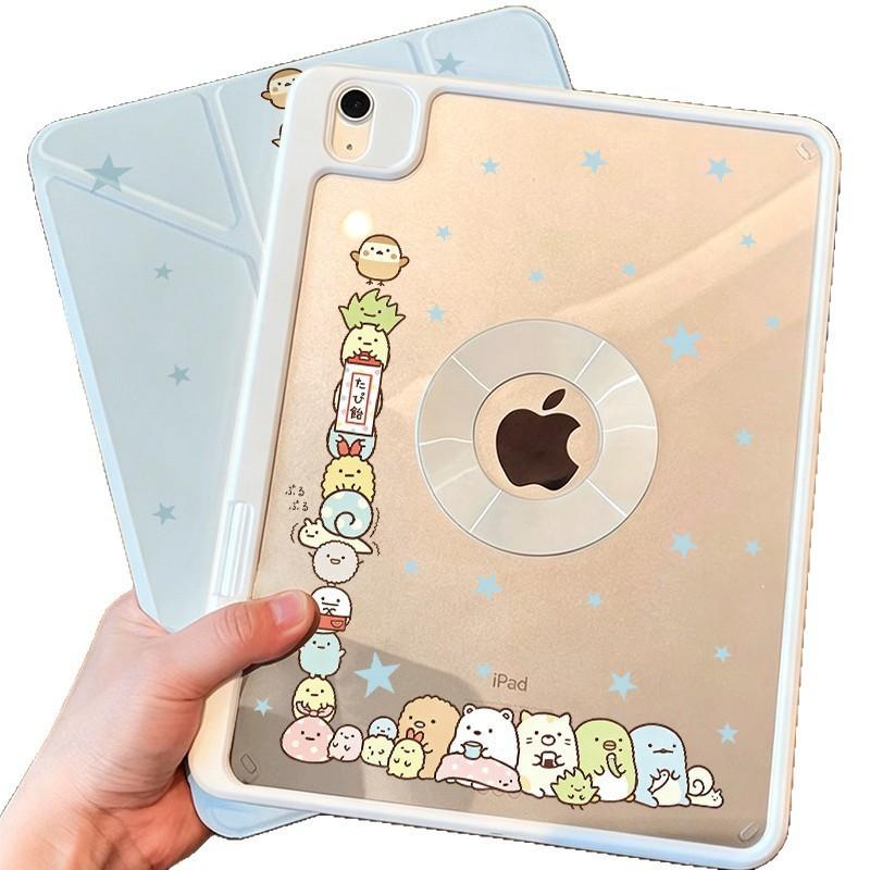 Magnetic Detachable Folio Case IPad Pro 11 Air 7 Mini 6 10th Gen 9 With Stand Sleep Wake Function Cartoon Design