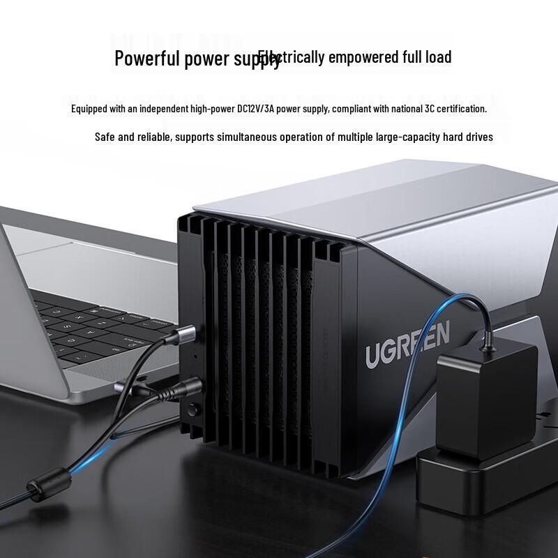 Ugreen Сетевое хранилище NAS с 4 отсеками и ИИ CD320