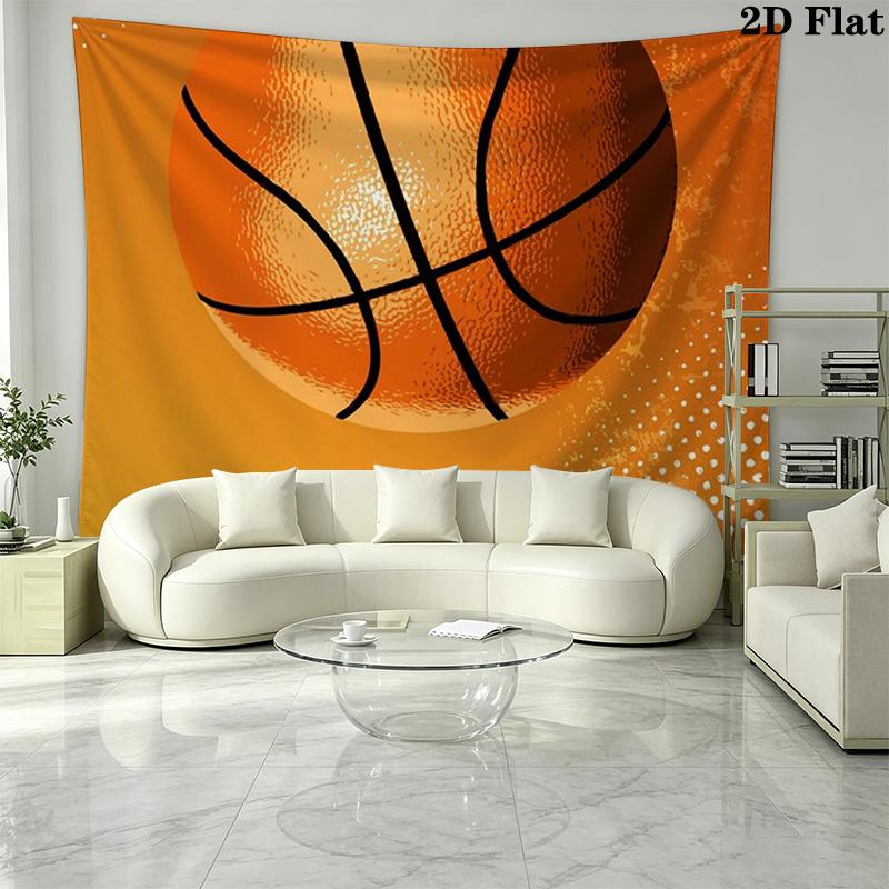 Basketball Pattern Home Decor Tapestry, Wall Hanging, Decorative RV Wall Cloth.MGT0918403