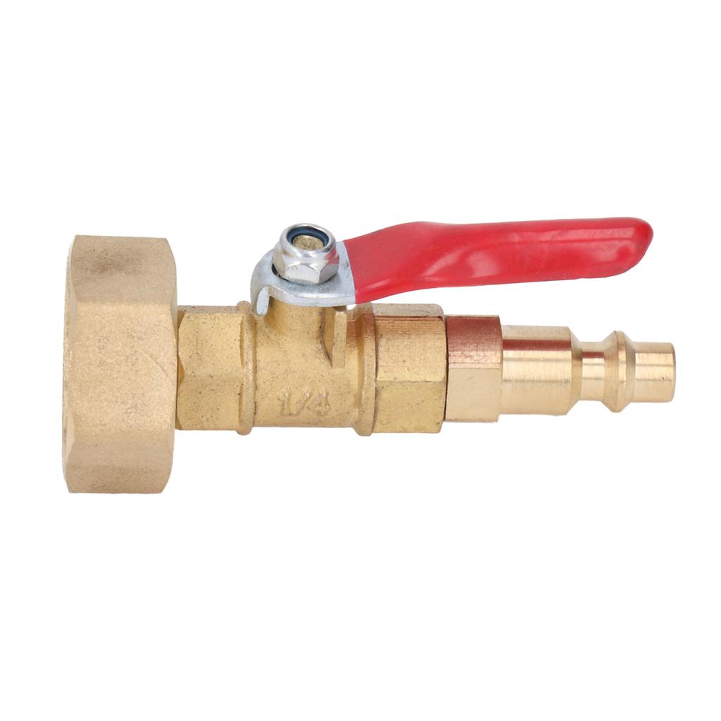 Brass Winterize Blowout Adapter 14in Male Quick Connector 34in Male GHT Thread Garden Irrigation