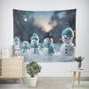 Рождество Новый год Рождественская елка Снеговик Узор Гобелен Гостиная Диван Салон автомобиля Декоративный Гобелен