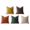 Chenille Throw Pillow Cover Boho Cushion Cover with Hidden Zipper Textured