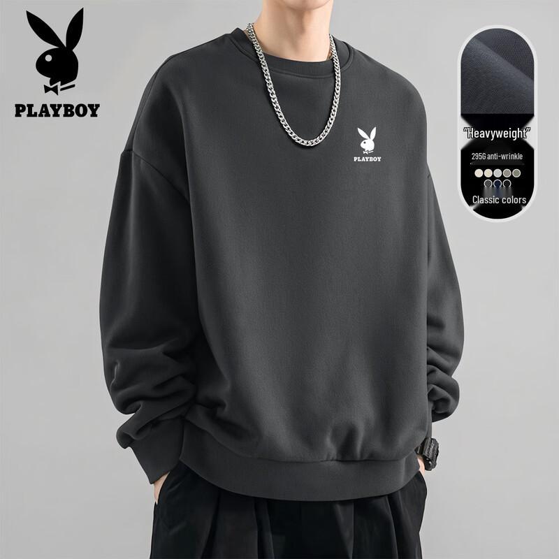 PLAYBOY Мужской свободный свитшот с круглым вырезом Осень 2026