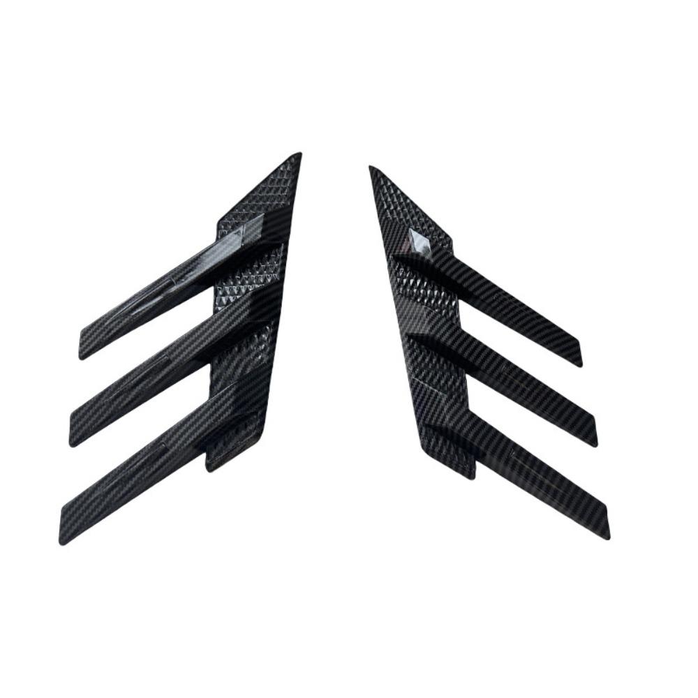 Прочные боковые вентиляционные отверстия-сплиттеры, декоративная накладка на воздушное крыло, отделка, универсальный задний боковой спойлер для автомобиля