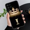 Чехол-буква с бриллиантовой короной для Samsung Galaxy A73 A13 A22 A32 A71 A33 A52 A53 A72 A73 A51 A31 A23 A34 A54 A52 A53S Funda
