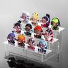 Desktop Transparent Blind Box Tiered Figurine Display Stand