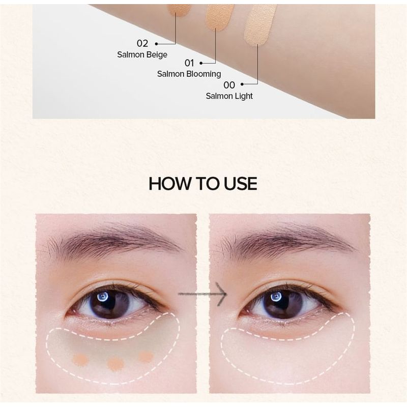 SKINFOOD - Salmon Darkcircle Concealer Cream - 3 Colors