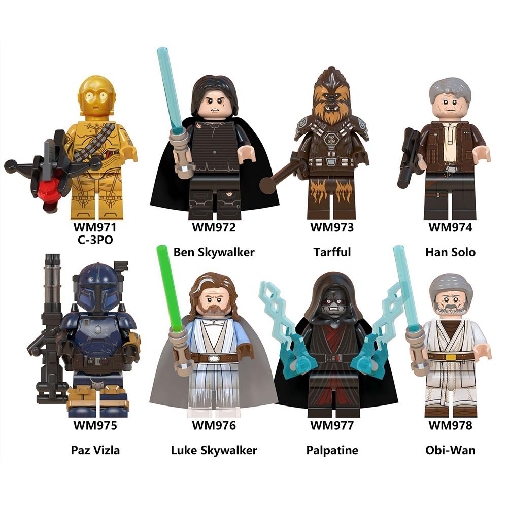 Star Wars Series Assembled Building Block Toys Minifigures Children Toy Wm971-wm78