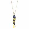 Movable Enamel Fish Necklace Colorful Gold Jewelry Personality Glazed Necklace  Women