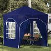 Pop up Party Tent 192 x 192 x 245 cm Blue