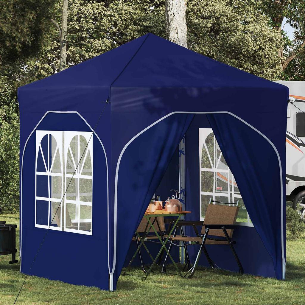 Pop up Party Tent 192 x 192 x 245 cm Blue