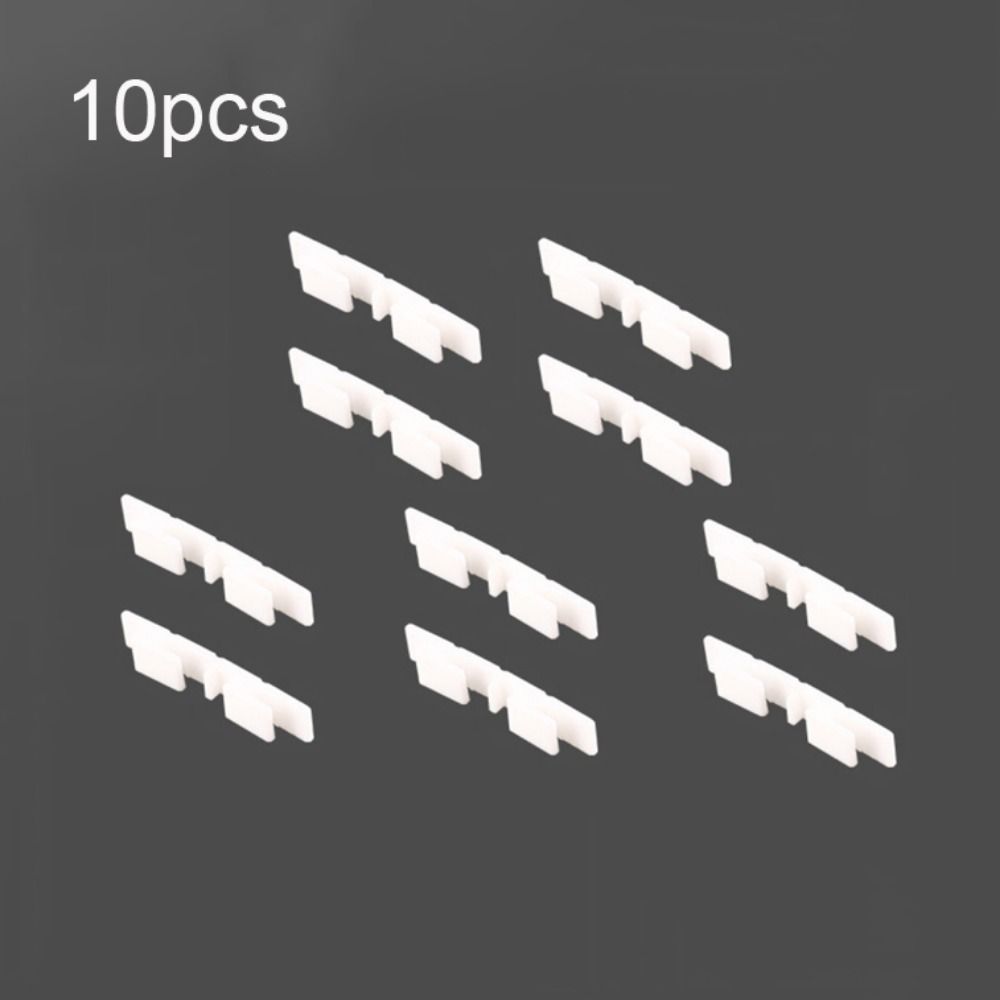 10 шт., пластиковая пряжка-удлинитель для перегородки, белые аксессуары для перегородок ящика, нижнее белье