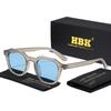 HBK Простые женские защитные очки Винтажные круглые поляризационные солнцезащитные очки Мужские для повседневного ношения На открытом воздухе Вождение Рыбалка Вечеринка