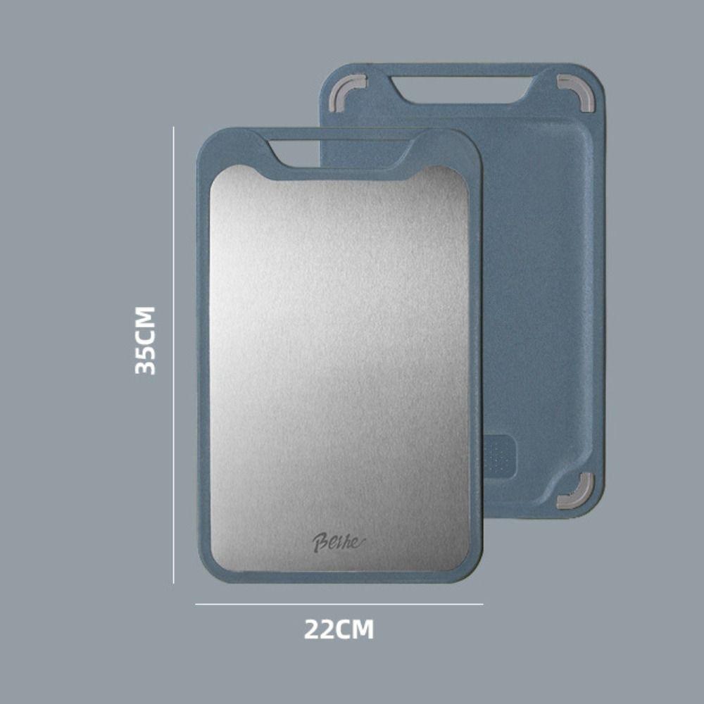 Anti-mold Double-Sided Chopping Board Stainless Steel Chopping Block Household Cutting Board Fruit
