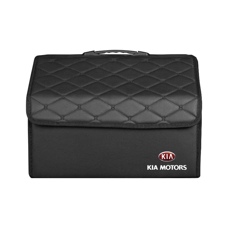 ISFR5 Car Trunk Organizer Box Foldable Storage Tidying Bag Accessories For Kia GT-Line KN Sportage Ceed Rio Picanto Sorento Soul