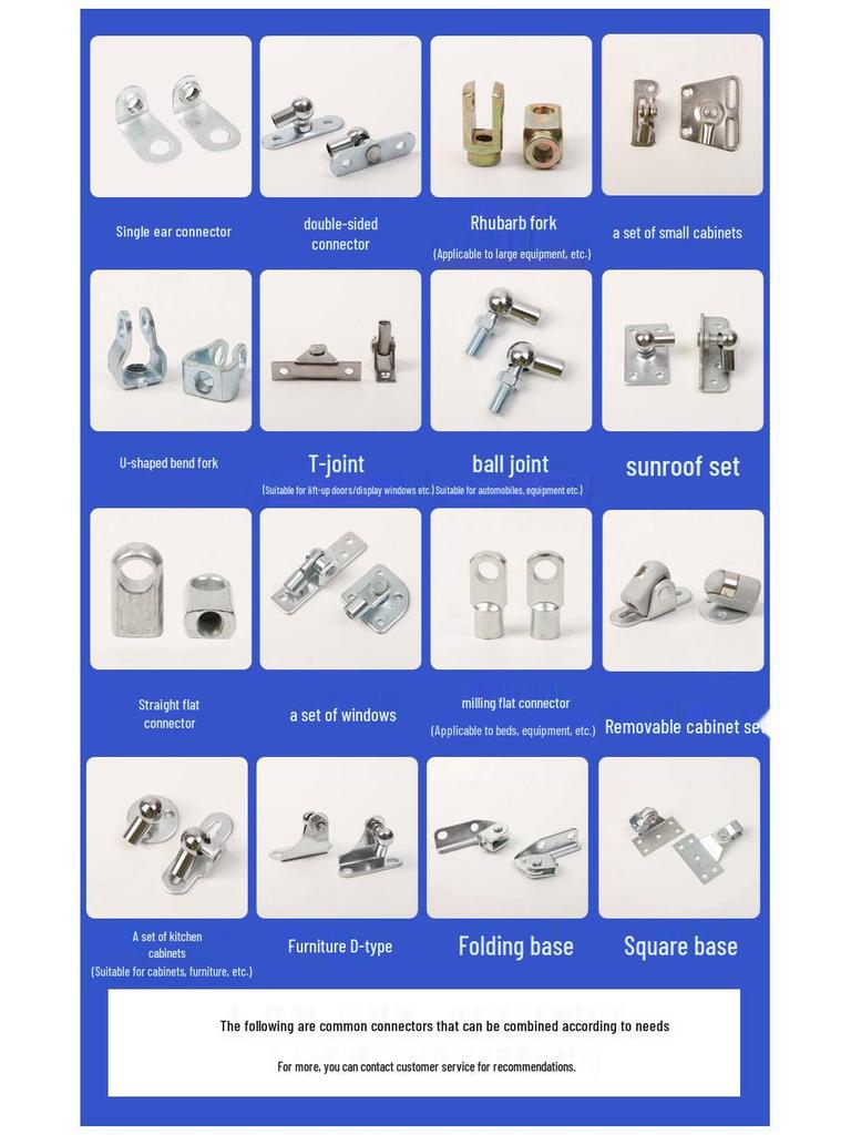 Промышленный газовый пружинный гидравлический подъемный опорный стержень для дверей и досок объявлений