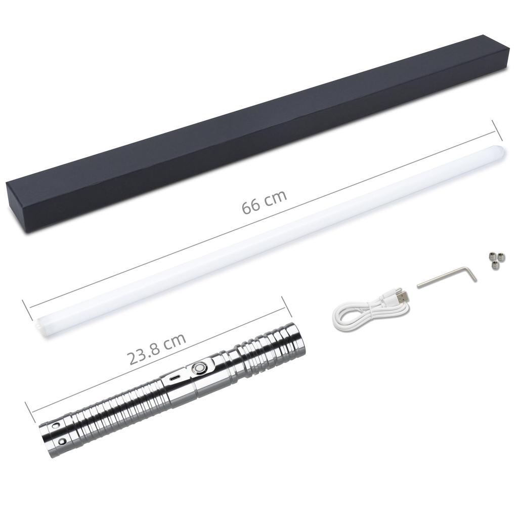 Светящийся металлический пиксельный сплав лазерный меч: Перезаряжаемая игрушка и подарок 2 в 1