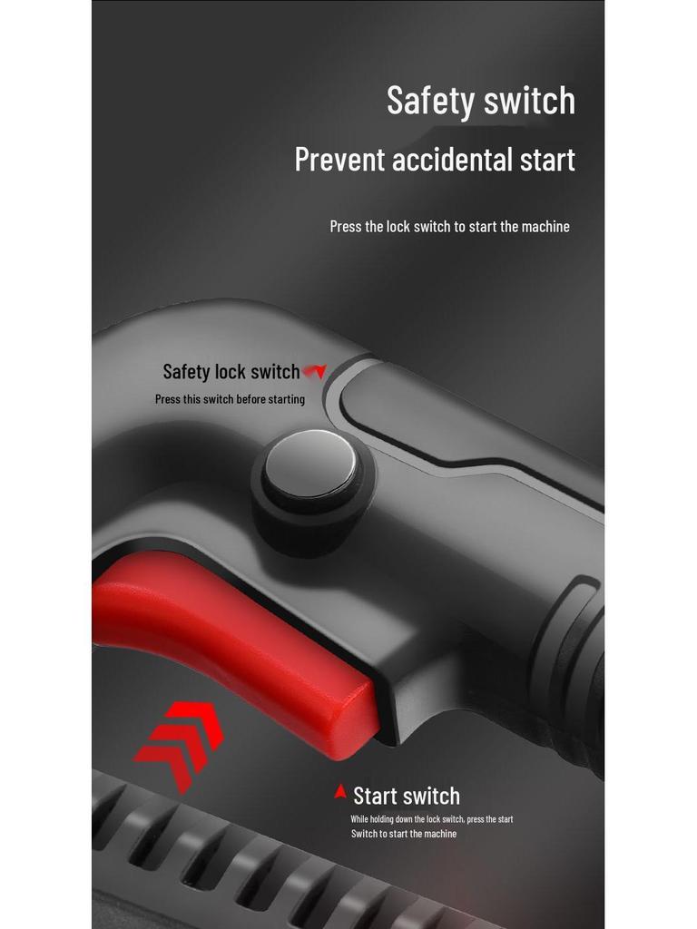 Импортная высокомощная беспроводная электрическая цепная пила - Многофункциональная, идеально подходит для пиления, резки и валки деревьев, идеально подходит для домашнего и уличного использования.