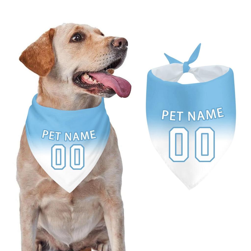 Personalized Dog Bandana With Name Number Custom Dog Bandana Pet Scarf For Puppy Small Medium Cats