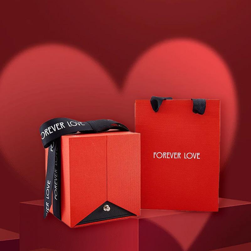 1 шт. модные романтические рождественские подарки коробка ювелирные изделия роза день святого валентина любовь