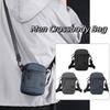 Solid Color Men Chest Bag Single Shoulder Nylon Fanny Pack Fashion Men Crossbody Bag  Camping