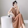 1011 new fashion cotton and silk nightdress women's thin French high-end large-size loose casual loungewear can be worn outside