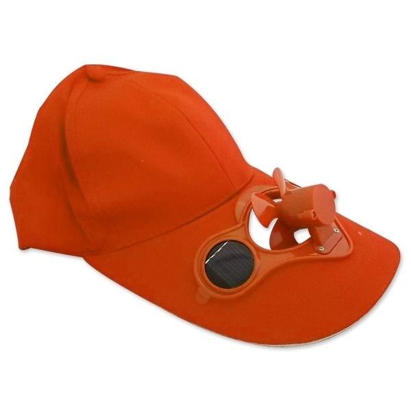 Охлаждающая крышка с солнечным вентилятором и двумя красными солнечными панелями