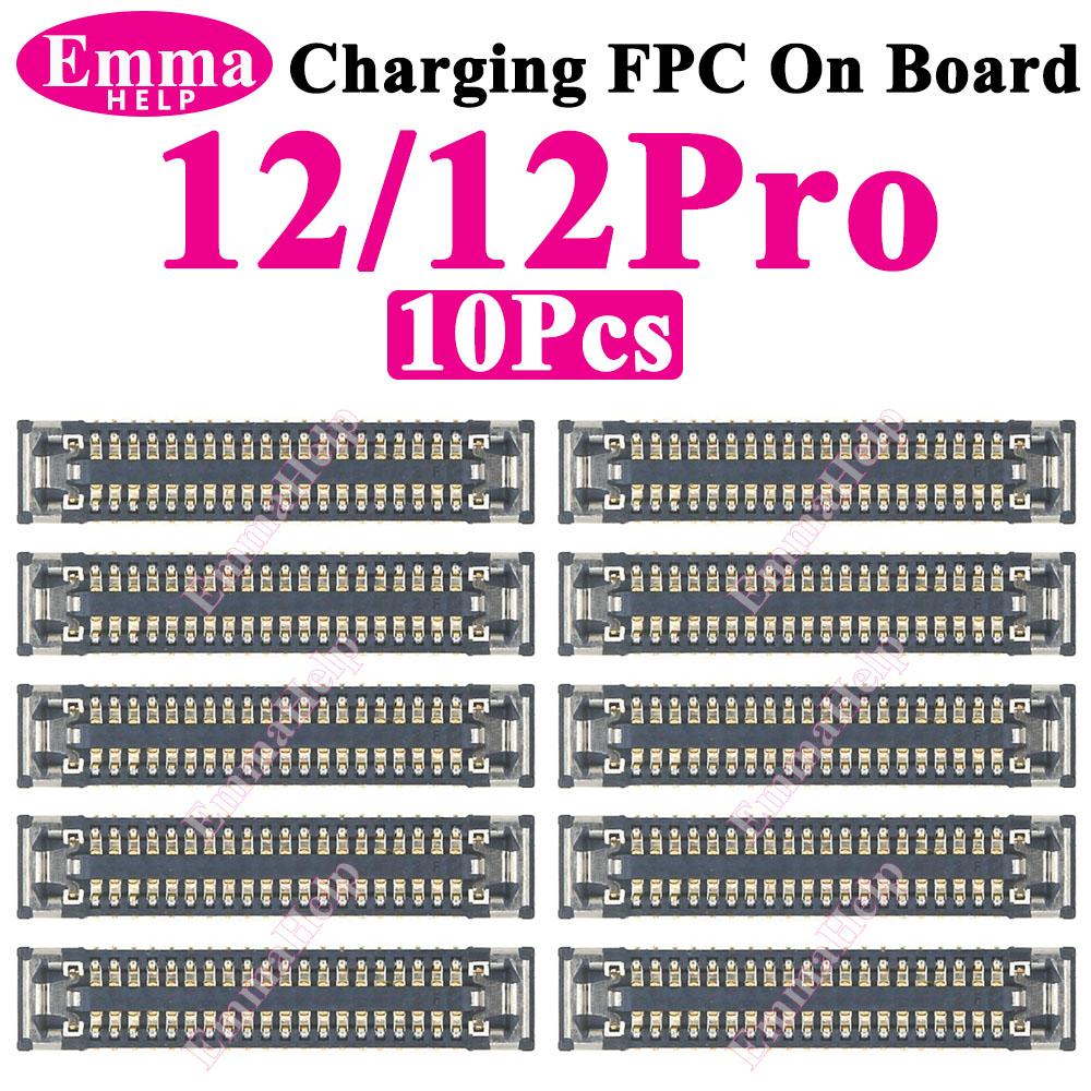 10 шт. Оригинальный разъем FPC док-станции для зарядки для iPhone 13 11 16 Pro Max 14 15 Plus 12 Mini XS Max на материнской плате USB-порт для зарядки