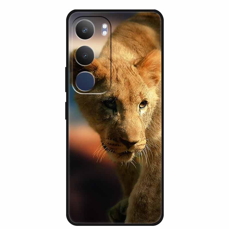 Чехол для Vivo Y19s 4G Y 19s 6.68" Мягкий силиконовый ТПУ чехол для телефона для Vivo Y19s Pro 4G Мультяшное животное Ударопрочный чехол Y19 s Pro 4G