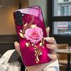 Модный закаленный стеклянный чехол для телефона с принтом, подходящий для Samsung Galaxy S26 S25 S24 S23 S22 S20 FE Ultra Plus, противоударная задняя крышка