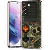 Прозрачный чехол-накладка для Samsung Galaxy S25 S24 S23 S22 S20 S21 FE Ultra S10 S10E Plus с рисунком игровых консолей