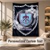 Tapestry Custom Name Text, Wall Hanging Tapestry Home Room DecorBurnley Football