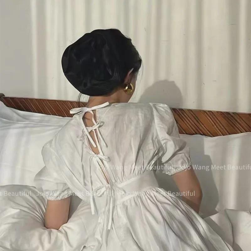 Большой атласный бант-повязка на голову в корейском стиле