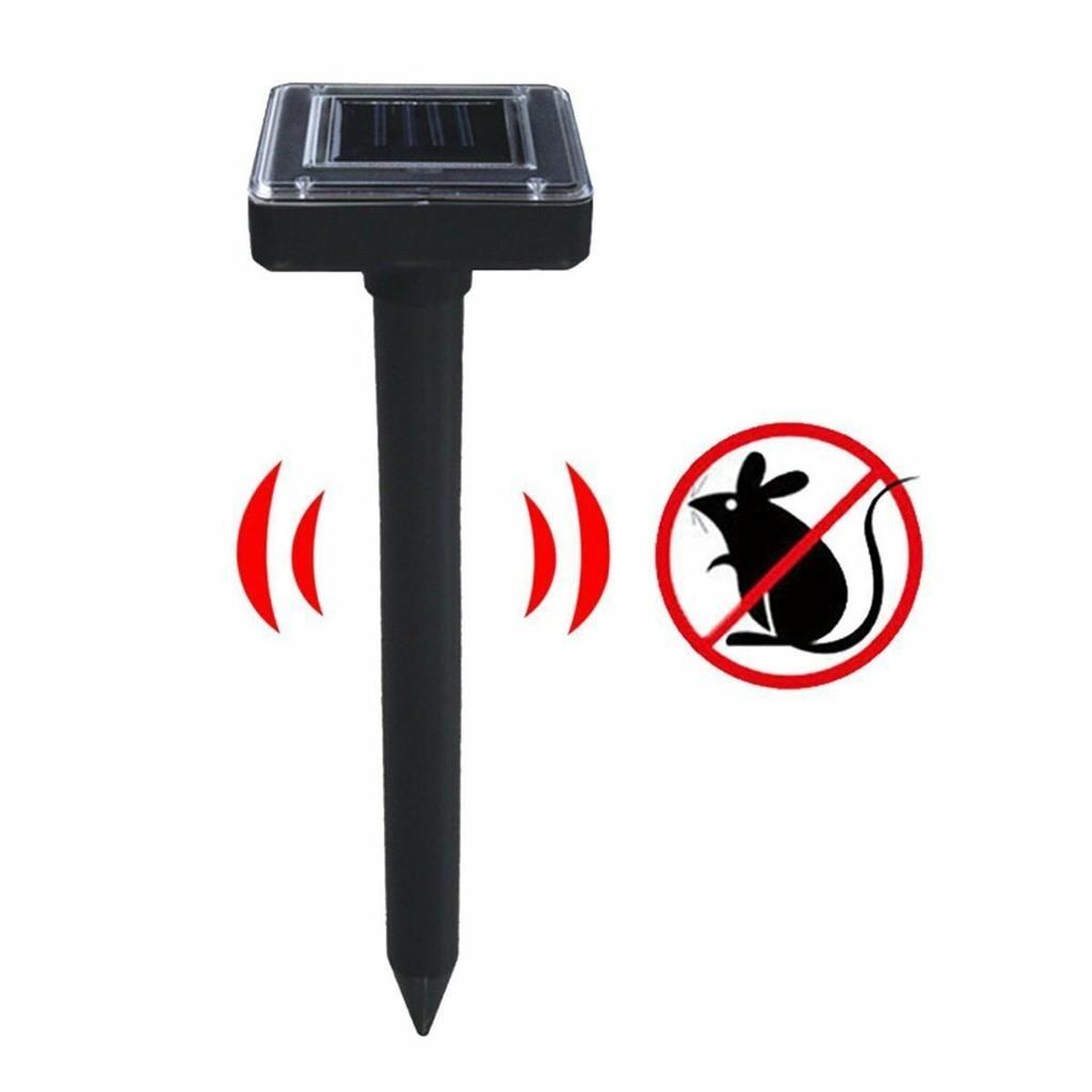 Усовершенствованный солнечный отпугиватель животных для мышей, птиц, кошек, змей. Безопасный и прочный.