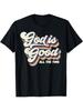 God Is Good All The Time Retro Vintage T-Shirt