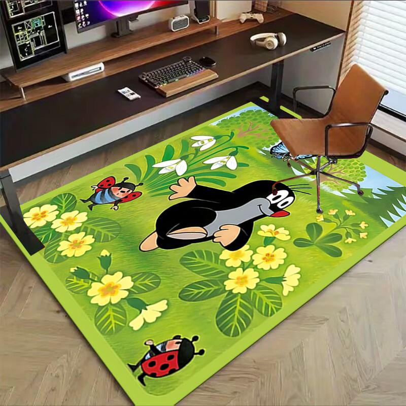 Springtime Adventures Nature Carpet For Playroom Bedroom Living Room Sofa Home Decorkids Game Area Rug Nonslip Floor Mat