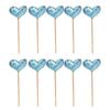 10x Флажки-вставки в форме сердца/короны/звезды для украшения вечеринки в честь рождения ребенка