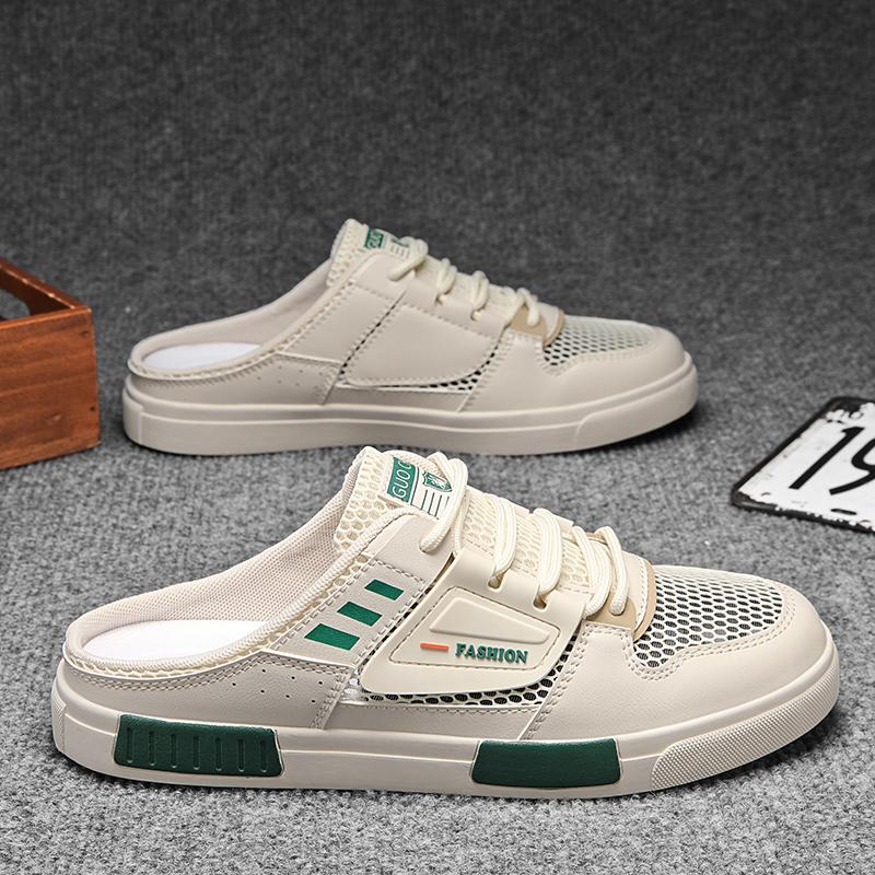 Мода 2024 Лето Мужская повседневная обувь Модные мужские полутапочки Мужская спортивная обувь Брендовая обувь Тапочки мужские Zapatos De Hombre