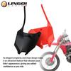LINGQI RACING Номерные Знаки Пластиковая Накладка на Переднее Крыло Панель с Именем Для CRF450 CRF450RX Внедорожный Мотокросс Грязевой Байк