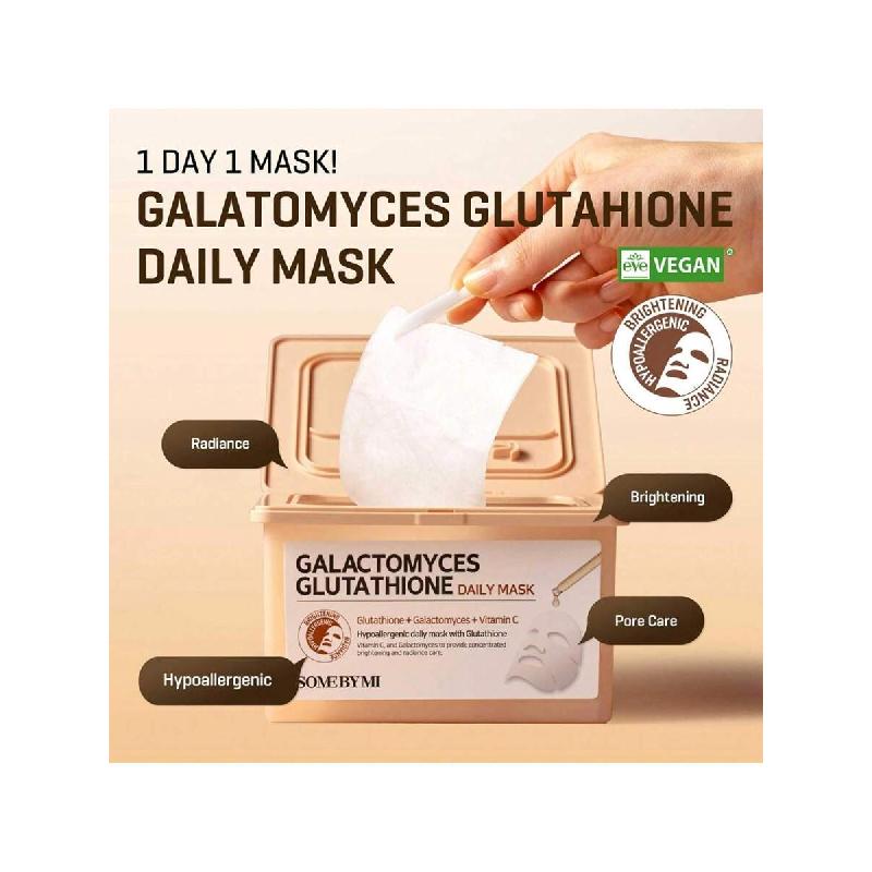 SOME BY MI Интенсивная ежедневная маска с ретинолом - 30 листов 340 г , - Мягкая корейская веганская тканевая маска для лица с ретинолом для рутины «стеклянной кожи» - Текстура кожи,